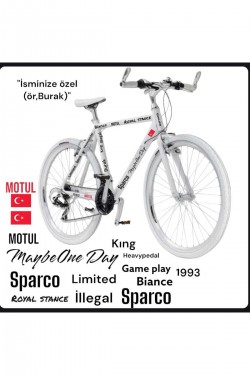 Bisiklet aksesuarları sticker set