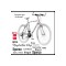 Bisiklet aksesuarları sticker set