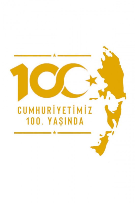 Cumhuriyetimiz 100. yaşında Atatürk silüet sticker araç dükkan reklam