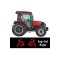 Türk boğası traktör boğa sticker yan kapı case tümosan massey Erkunt traktör