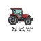 Türk boğası traktör boğa sticker yan kapı case tümosan massey Erkunt traktör