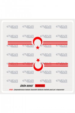 Traktör Yan Kapı Bayrak Sticker Yapışkanlı Motor Tümosan Başak Case Massey Ferguson Oto-araç
