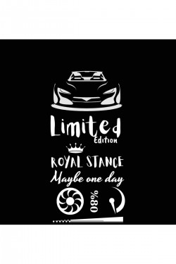 Araç arkası set arabalı limited edition set sticker yazı