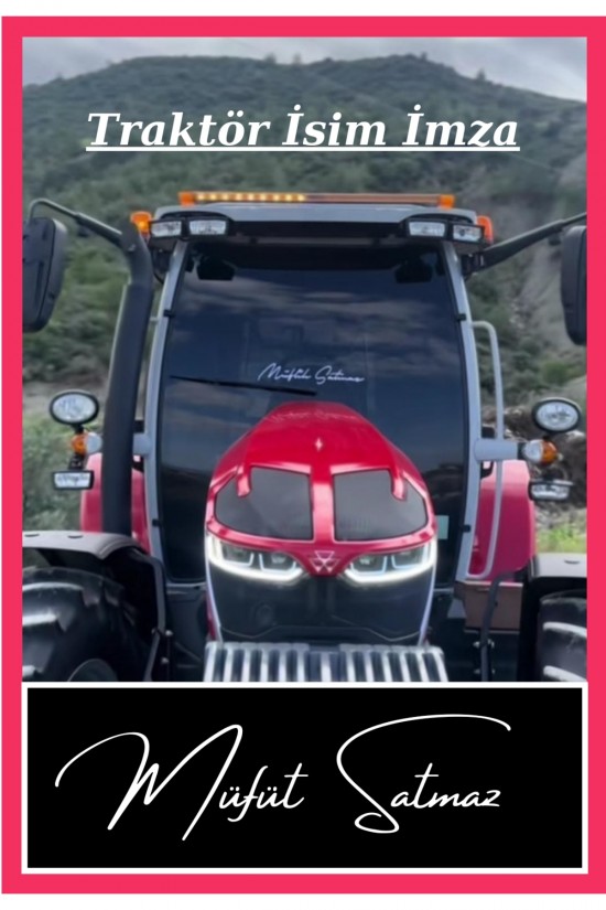 Traktör isim imza 40x10 case tümosan massey erkunt traktör Traktör isim imza 40x10 case tümosan massey erkunt traktör