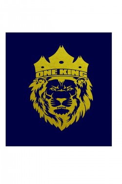 Kral Aslan Sticker Araba Ev Işyeri Beyaz Gold Siyah Renkli Yapıştırma