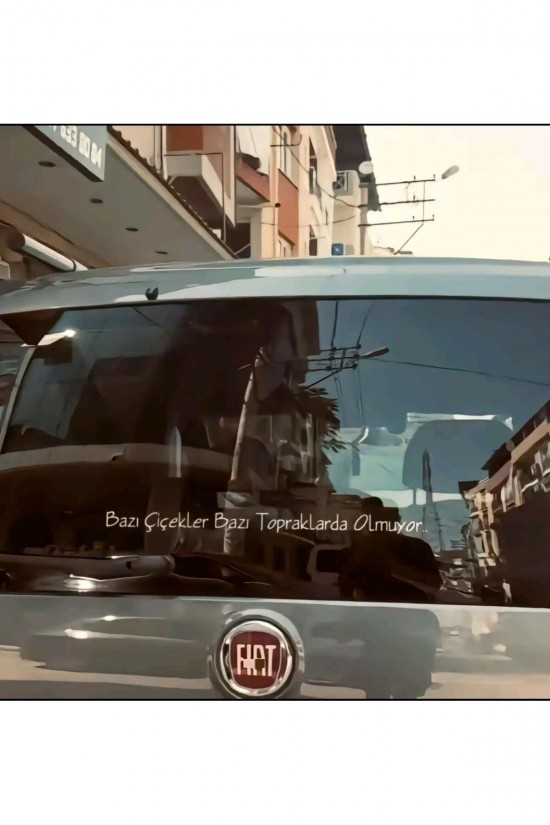 Bazı çiçekler bazı topraklarda olmuyor... Araç arkası yazı sticker traktör araba Bazı çiçekler bazı topraklarda olmuyor... Araç arkası yazı sticker traktör araba