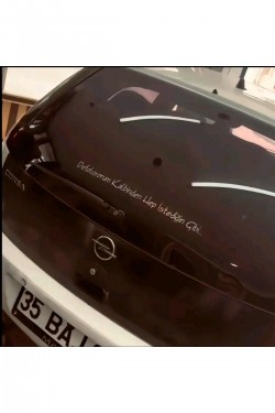 Defoluyorum kalbinden hep istediğin gibi .. araç arkası yazı sticker traktör araba Defoluyorum kalbinden hep istediğin gibi .. araç arkası yazı sticker traktör araba