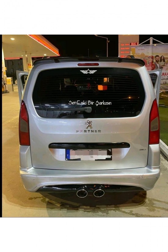 Sen eski bir şarkısın araç arkası yazı sticker traktör araba