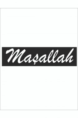 Maşallah Oto Sticker 33x6 Cm