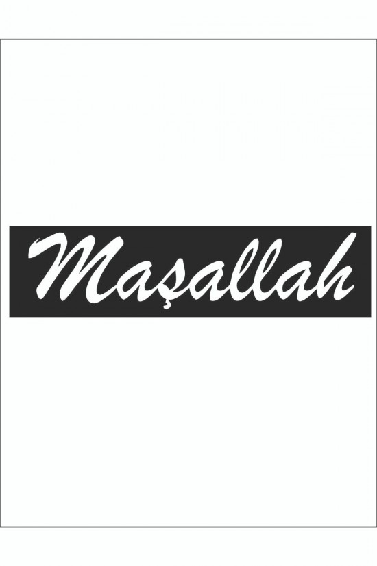 Maşallah Oto Sticker 33x6 Cm