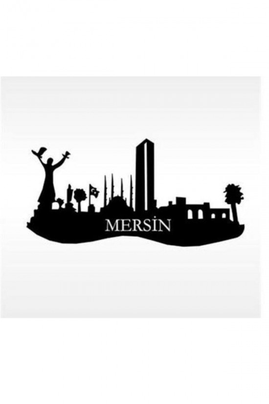 Karavan Mersin Silüeti Kamp Araç Sticker Araç Karavan Mersin Silüeti Kamp Araç Sticker Araç