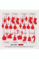 yılbaşı hediyelik çorap çan süslemesi kar çorabı kırmızı 26 adet yılbaşı sticker süs cam 47x36cm yılbaşı hediyelik çorap çan süslemesi kar çorabı kırmızı 26 adet yılbaşı sticker süs cam 47x36cm