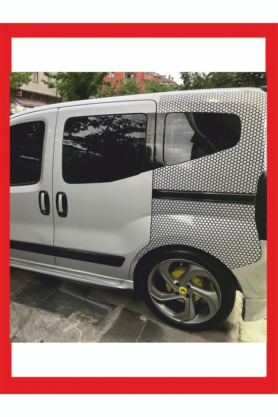 Mini Petek Kaplama Fiorino Arka Çamurluk Için 2 Parça 80*73cm - 80*44cm