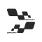 - 2 Adet Sağ Ve Sol Sport Yazısı Sticker, Race Sticker Siyah 30x16 Cm - S0031