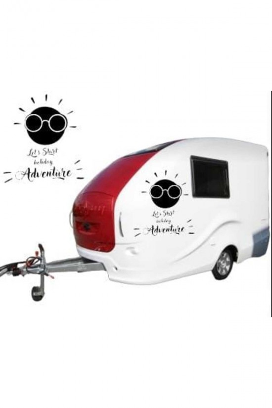 Gözlük takan güneş sticker karavan kamp adventure Gözlük takan güneş sticker karavan kamp adventure