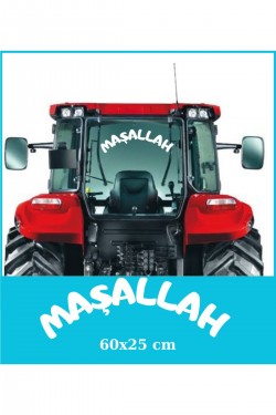 Traktör Arkası Maşallah Yazı 60x20 Case Tümosan Massey Erkunt