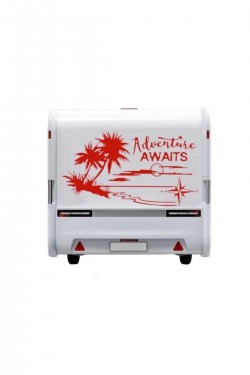 Karavan Awaits Kamp Sticker Antalya Araç Sticker Yapışkan 38 Kayseri