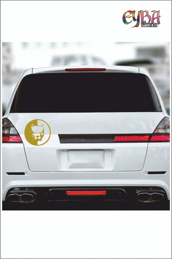 Pitbull Sticker 15*15 Cm - Oto Sticker - Araba Çıkartma Pitbull Sticker 15*15 Cm - Oto Sticker - Araba Çıkartma