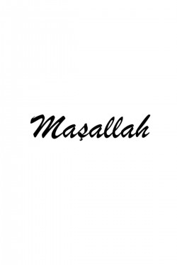 Maşallah Oto Sticker - Araba Sticker - Oto Akesuar 20cm
