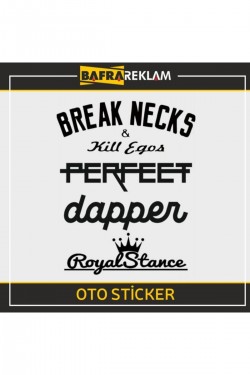 Oto Arka Cam Araba Sticker Yapıştırma