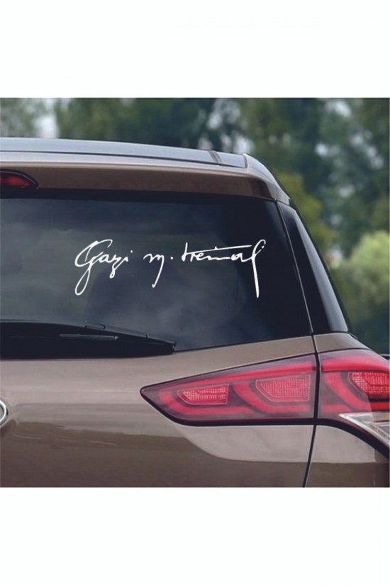 Gazi M.kemal Atatürk İmza Sticker