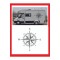 Pusula Sticker 45x45cm 1 Adet Oto Sticker - Kamp Karavan Sticker