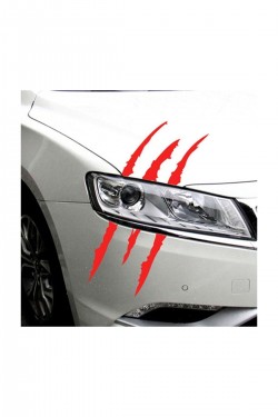 Kırmızı Monster Pençe Sticker 30 Cm Kırmızı Monster Pençe Sticker 30 Cm