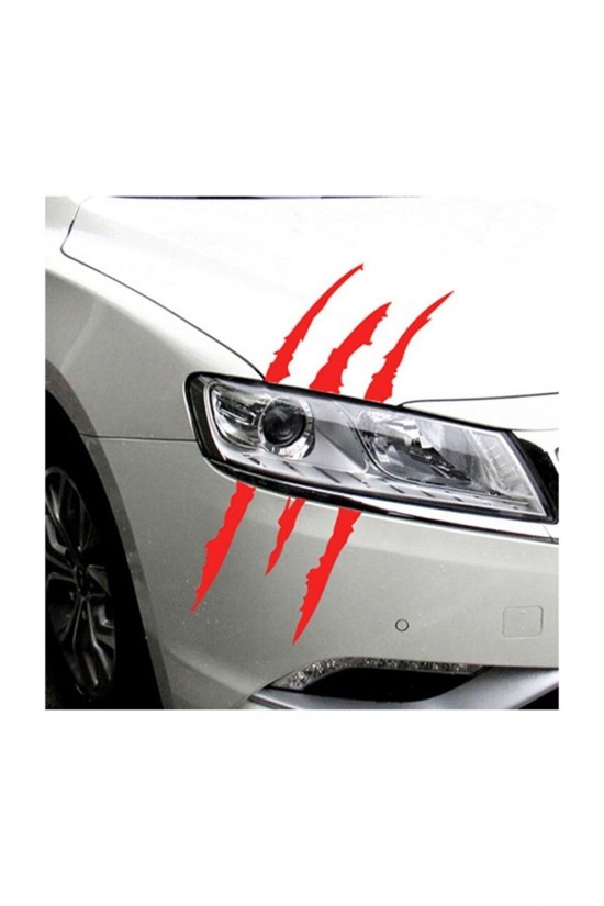 Kırmızı Monster Pençe Sticker 30 Cm Kırmızı Monster Pençe Sticker 30 Cm