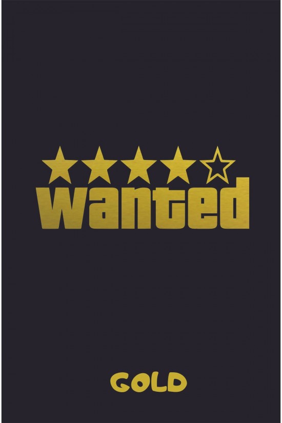 Wanted Sticker Araba, Motorsiklet, Kask, Laptop, Cam Sticker 20x10 Cm