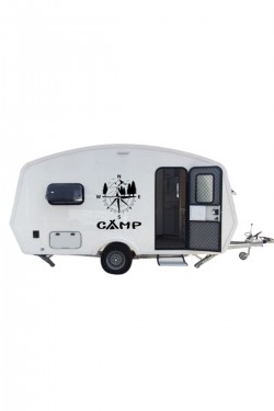 Karavan Camp, Pusula, Dağ, Doğa, Sticker Çekme Karavan, Moto Karavan