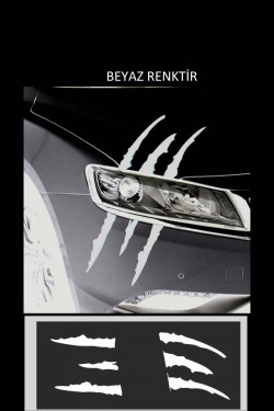 Monster Pençe Sticker 30 Cm