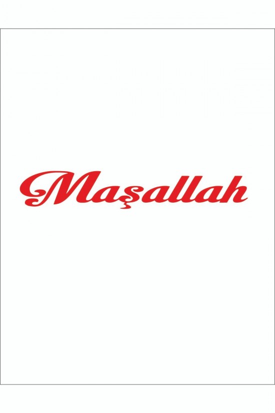 Maşallah Oto Sticker 33x6 Cm