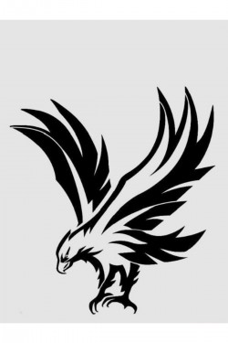 Kartal Sticker - 19x21cm - Oto Sticker - Duvar Sticker