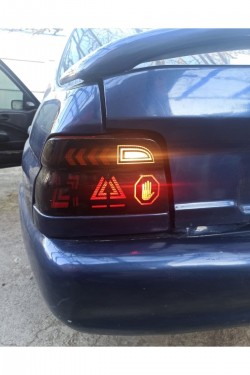 Es Cort Stop Farı Led Görünümlü Folyo Sticker Kaplama Orjinal Çizim-birebir Uyumlu