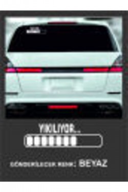Yıkılıyor Sticker -20x6cm- 1 Adet- Oto Sticker ,traktör Sticker,karavan Sticker,motorsikler Sticker Yıkılıyor Sticker -20x6cm- 1 Adet- Oto Sticker ,traktör Sticker,karavan Sticker,motorsikler Sticker