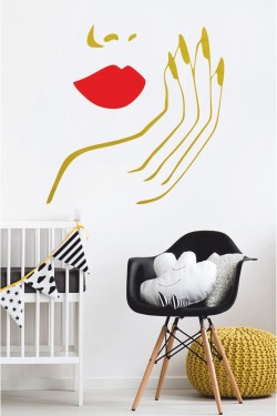 57x59cm Güzel Kadın Sticker - Duvar Sticker - Oto Sticker 57x59cm Güzel Kadın Sticker - Duvar Sticker - Oto Sticker