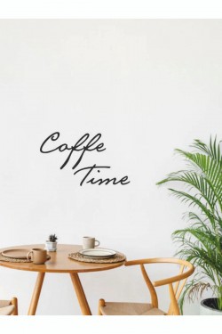 Coffe Time Sticker Duvar Yazısı