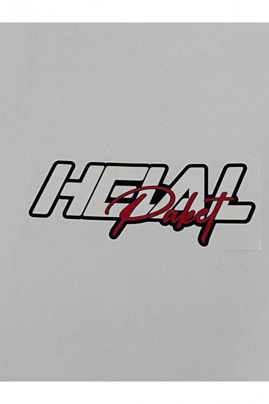 Helal Paket 15 X 6 Bagaj/arka Cam/kelebek Cam Stickeri