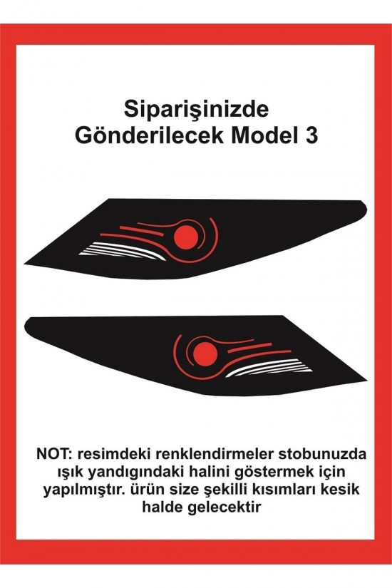 Accent Blue Stop Kaplama Led Görünümlü Folyo Kaplama - Stop Kaplama Yeni Uyumlu