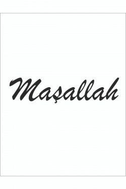 Maşallah Oto Sticker 33x6 Cm