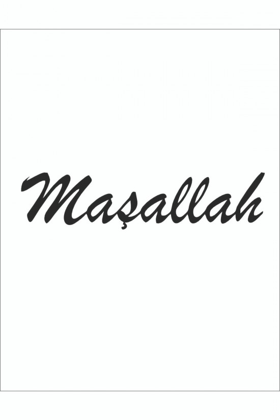 Maşallah Oto Sticker 33x6 Cm