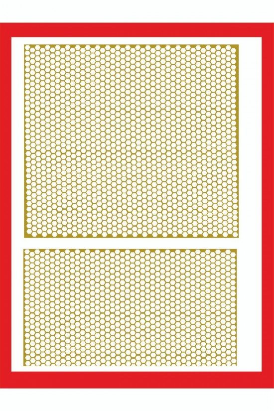 Mini Petek Kaplama Fiorino Arka Çamurluk Için 2 Parça 80*73cm - 80*44cm