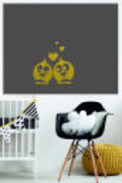 Aşık Kuşlar Priz Sticker-oto Sticker-18x18cm