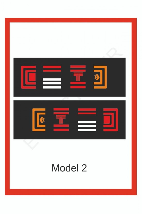 Tofaş Doğan - Şahin Stop Farı Led Görünümlü Folyo Kaplama - Stop Kaplama