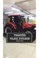 Traktör Yıldız Seti Küçük Boy ,erkunt,tümosan,new Holland,hattat,case Kabin Sticker