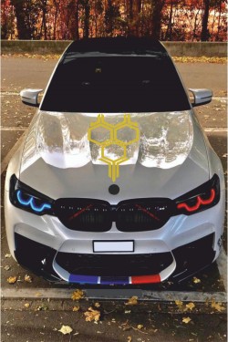 Petek Kaput Oto Sticker - Araç Sticker - 58*35cm