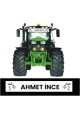 Traktör Özel Isim Türk Bayraklı Güneşlik Yazısı Cam Sticker Traktör Özel Isim Türk Bayraklı Güneşlik Yazısı Cam Sticker
