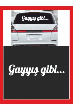 Gayış Gibi 20*7cm Oto Sticker - Araba Sticker - Araba Çıkartma Gayış Gibi 20*7cm Oto Sticker - Araba Sticker - Araba Çıkartma