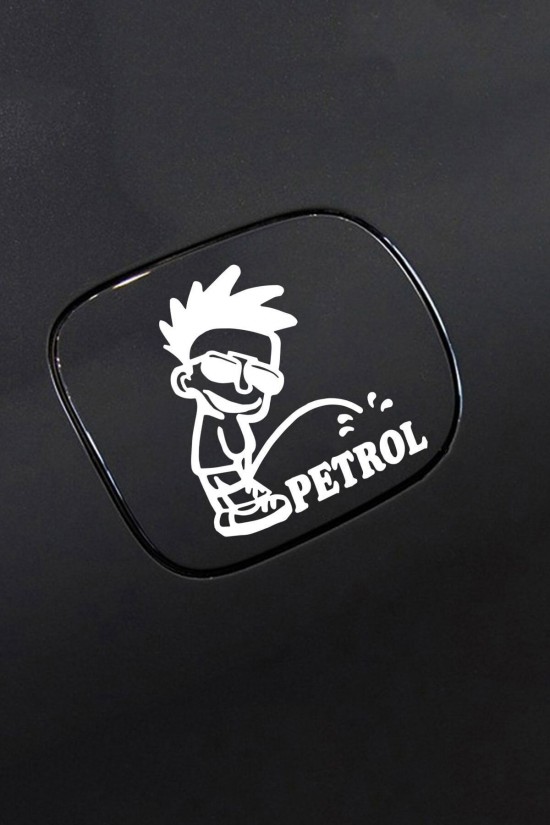 Işeyen Çocuk Depo Kapağı Sticker 11x11