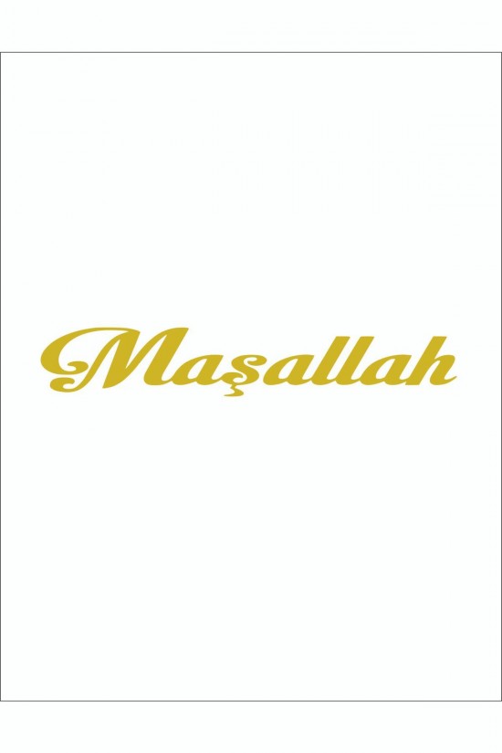 Maşallah Oto Sticker 33x6 Cm